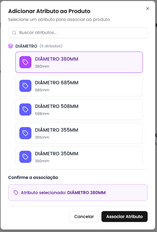 Configuração de atributo