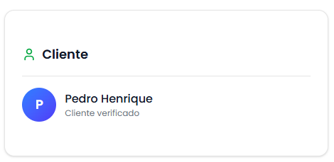 Informações do cliente