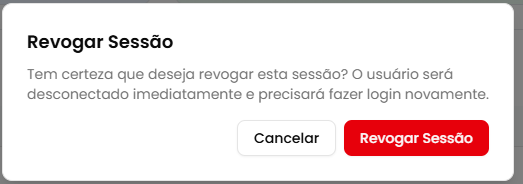 Modal de confirmação de revogação individual