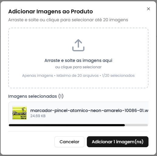 Seleção de imagens