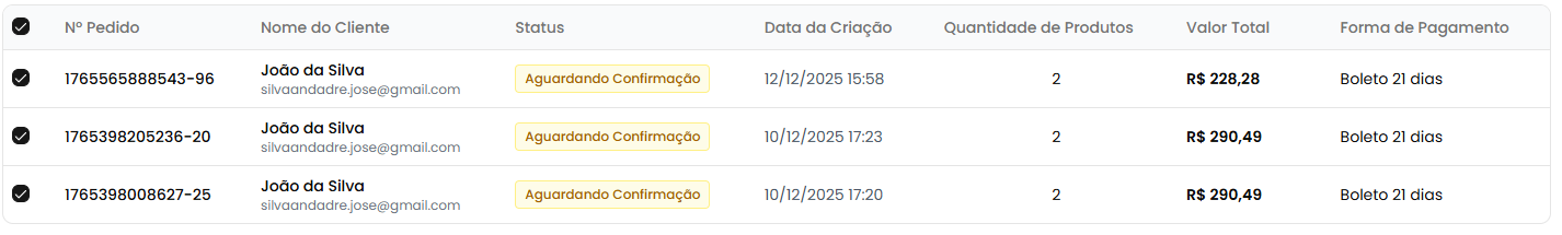 Seleção múltipla